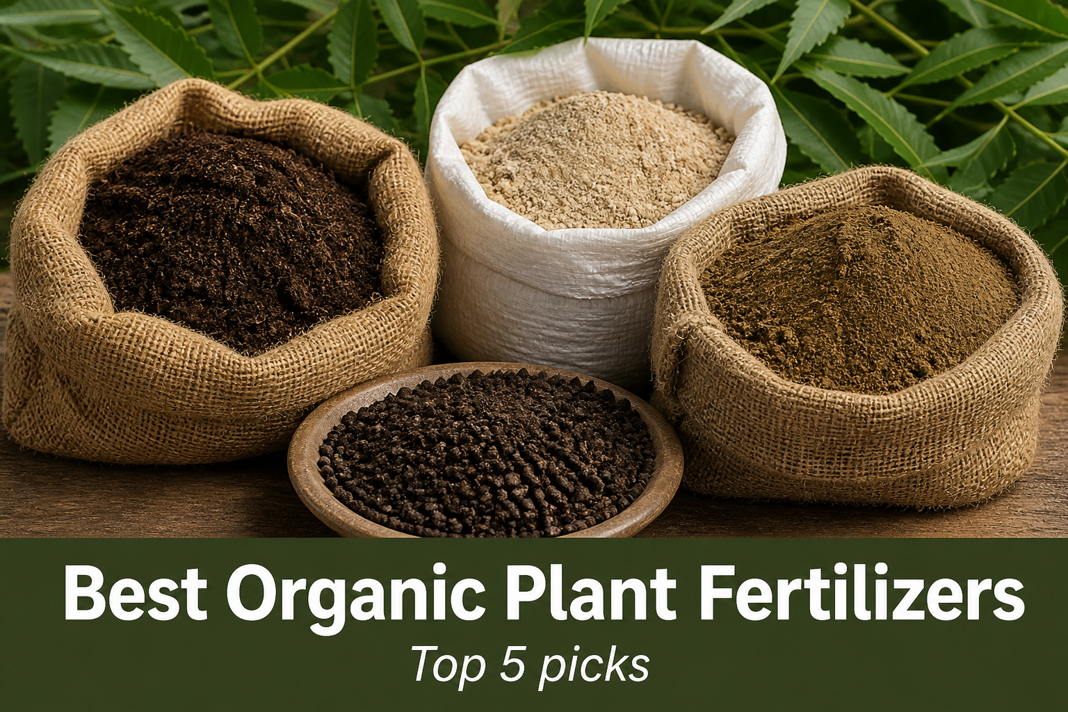 Top 5 Best Organic Plant Fertilizers for Home Gardeners