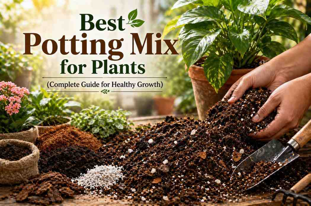 Best Potting Mix for Plants (Complete Guide for Healthy Growth)