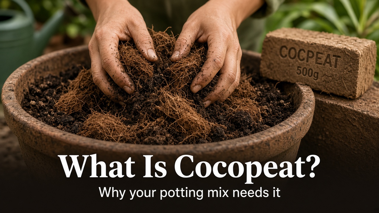 Cocopeat — what it is and why your potting mix needs it